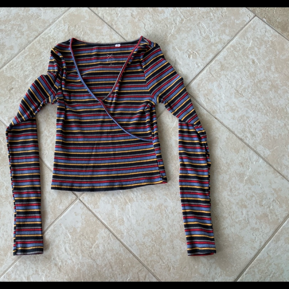 PS Basics by PacSun Surplice Long Sleeve T-shirt